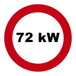 Drosselsatz 72 kw